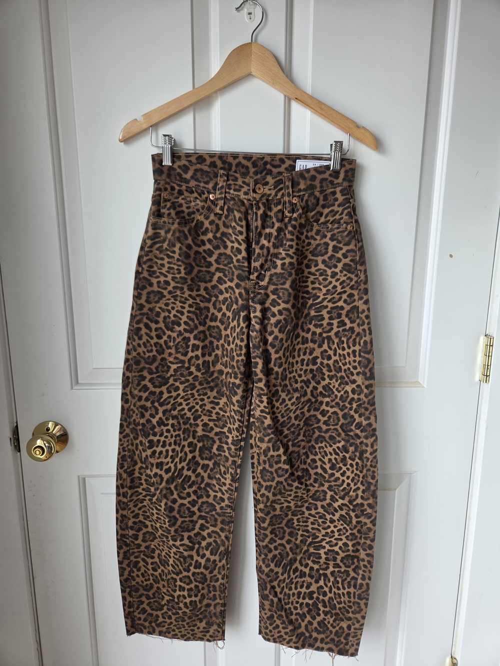 GAP Leopard Print Jeans
